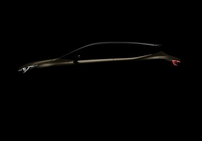 Опубликовано первое тизерное изображение третьего поколения хэтчбека Toyota Auris